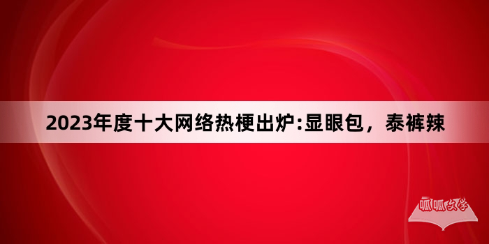 2023年度十大网络热梗排名